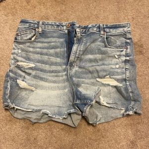 American Eagle mom jean shorts
